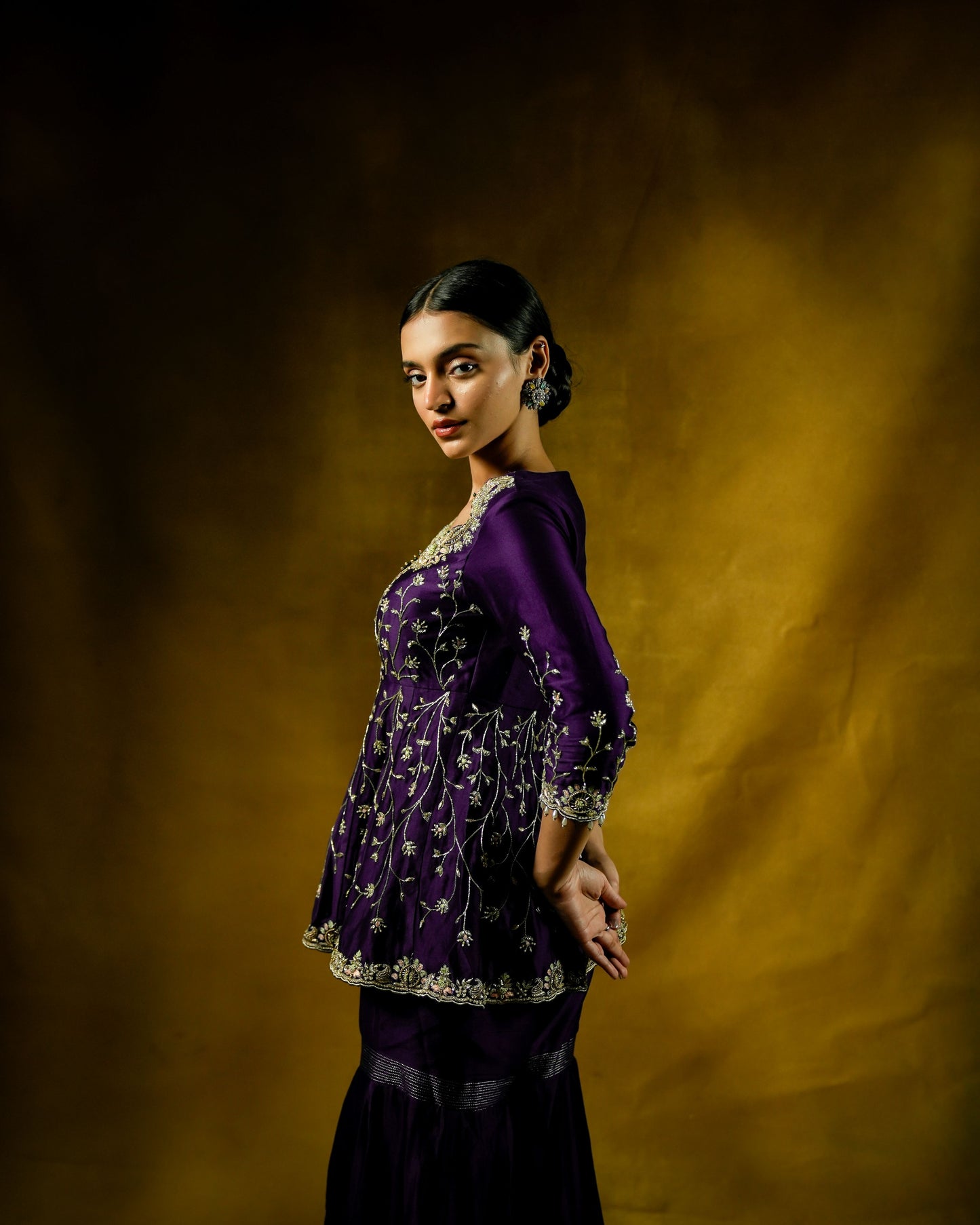 Zehra peplum set